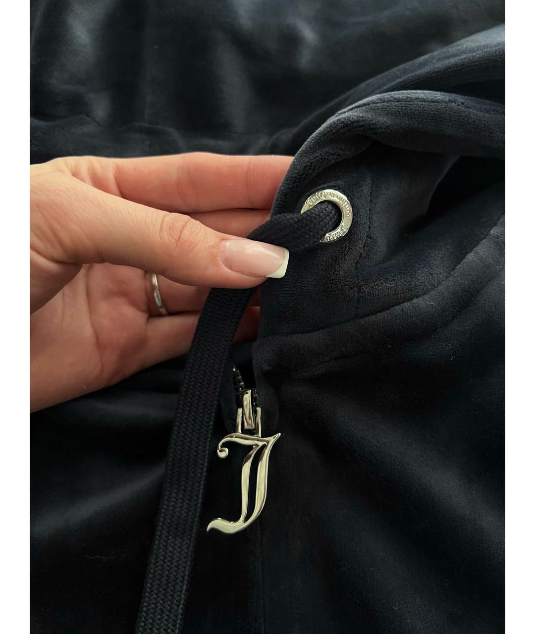 JUICY COUTURE Темно-синий велюровый спортивные костюмы, фото 4