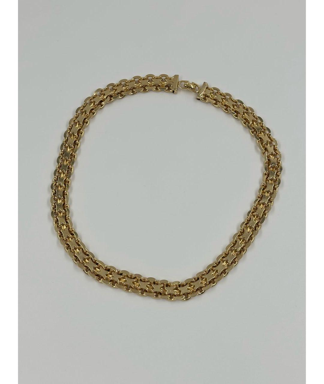 CHRISTIAN DIOR Золотое позолоченное колье, фото 9