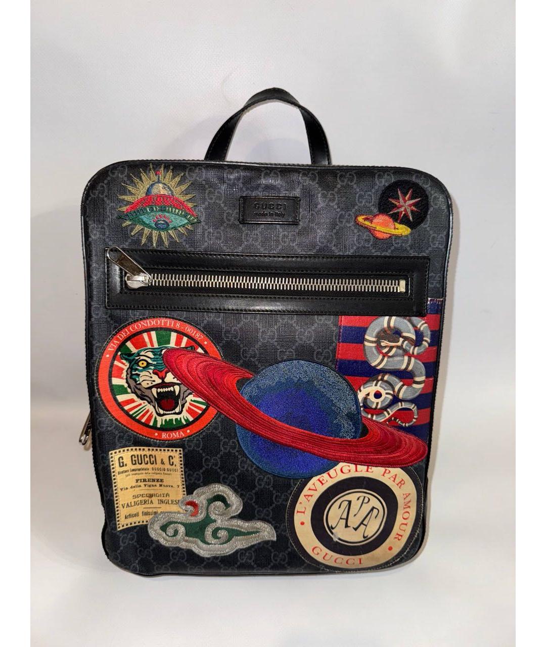 GUCCI Черный рюкзак, фото 8