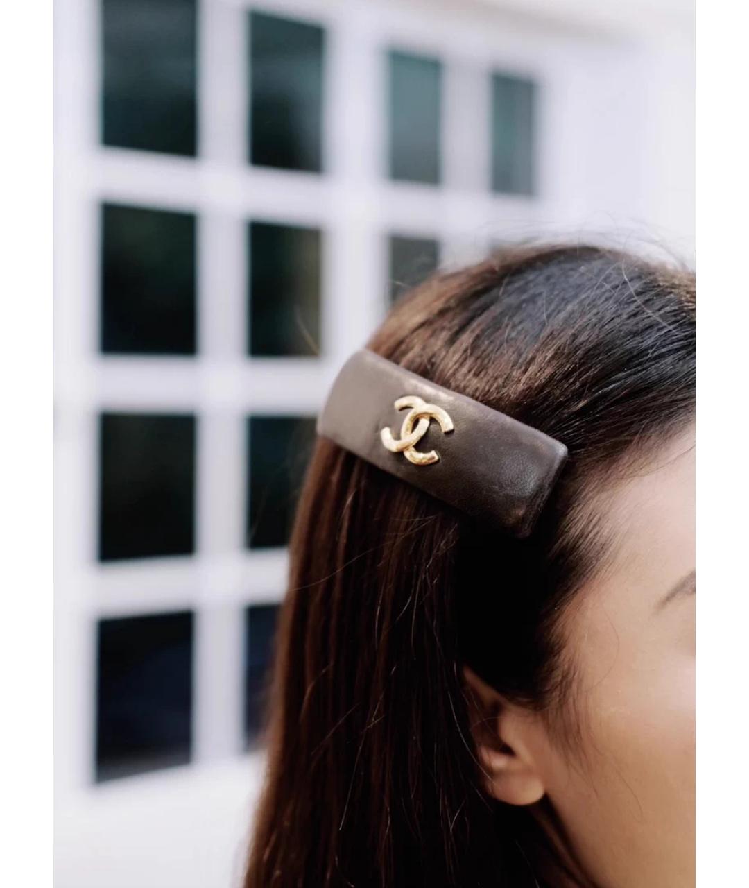 CHANEL Золотая заколка, фото 5