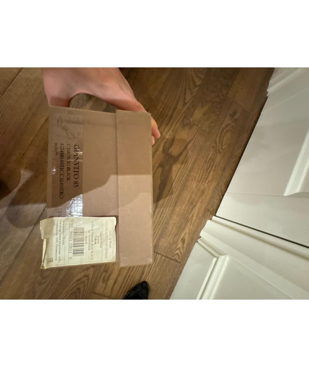 GIANVITO ROSSI Черные замшевые туфли, фото 5