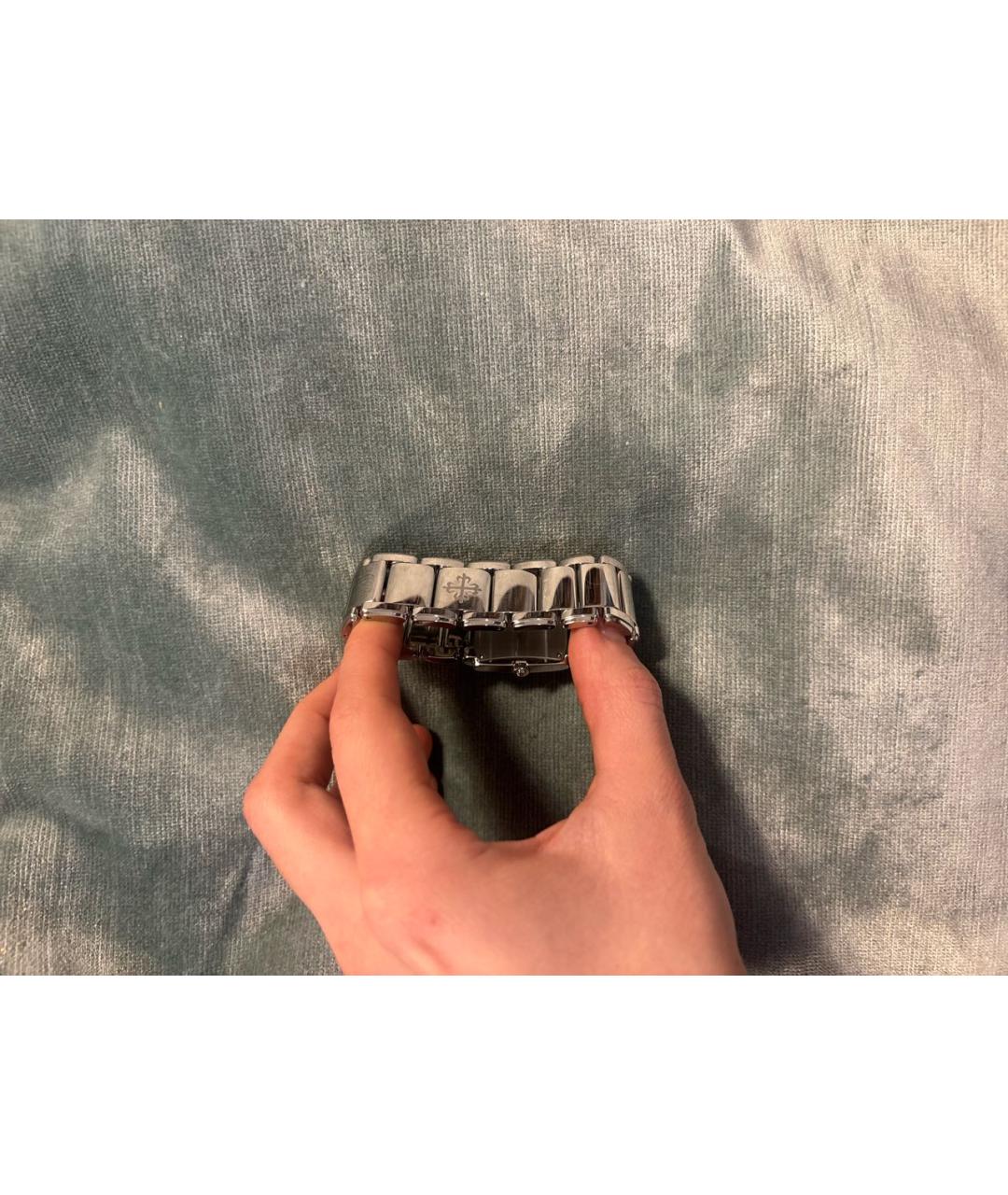 PATEK PHILIPPE Серебряные часы из белого золота, фото 3