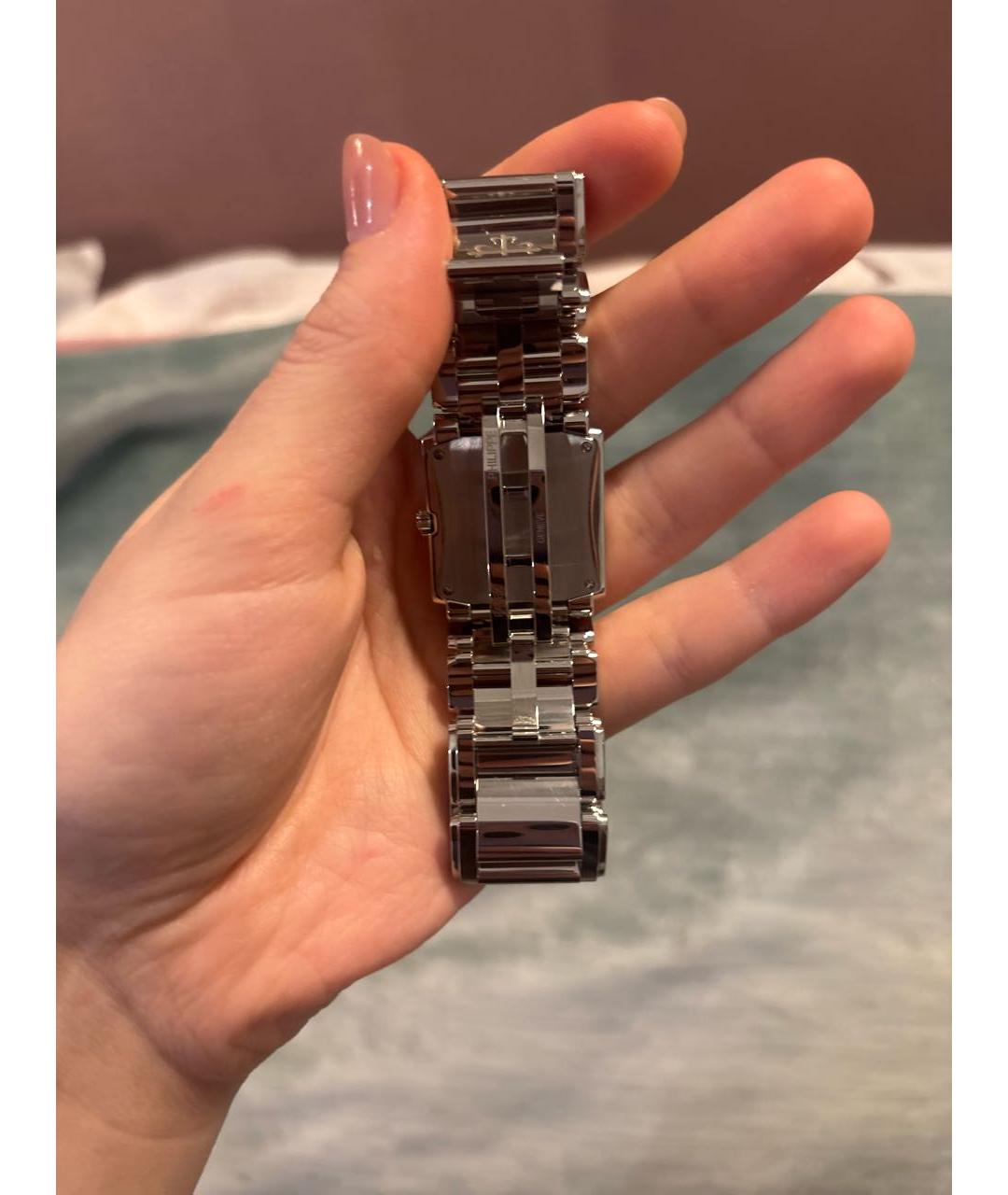 PATEK PHILIPPE Серебряные часы из белого золота, фото 2