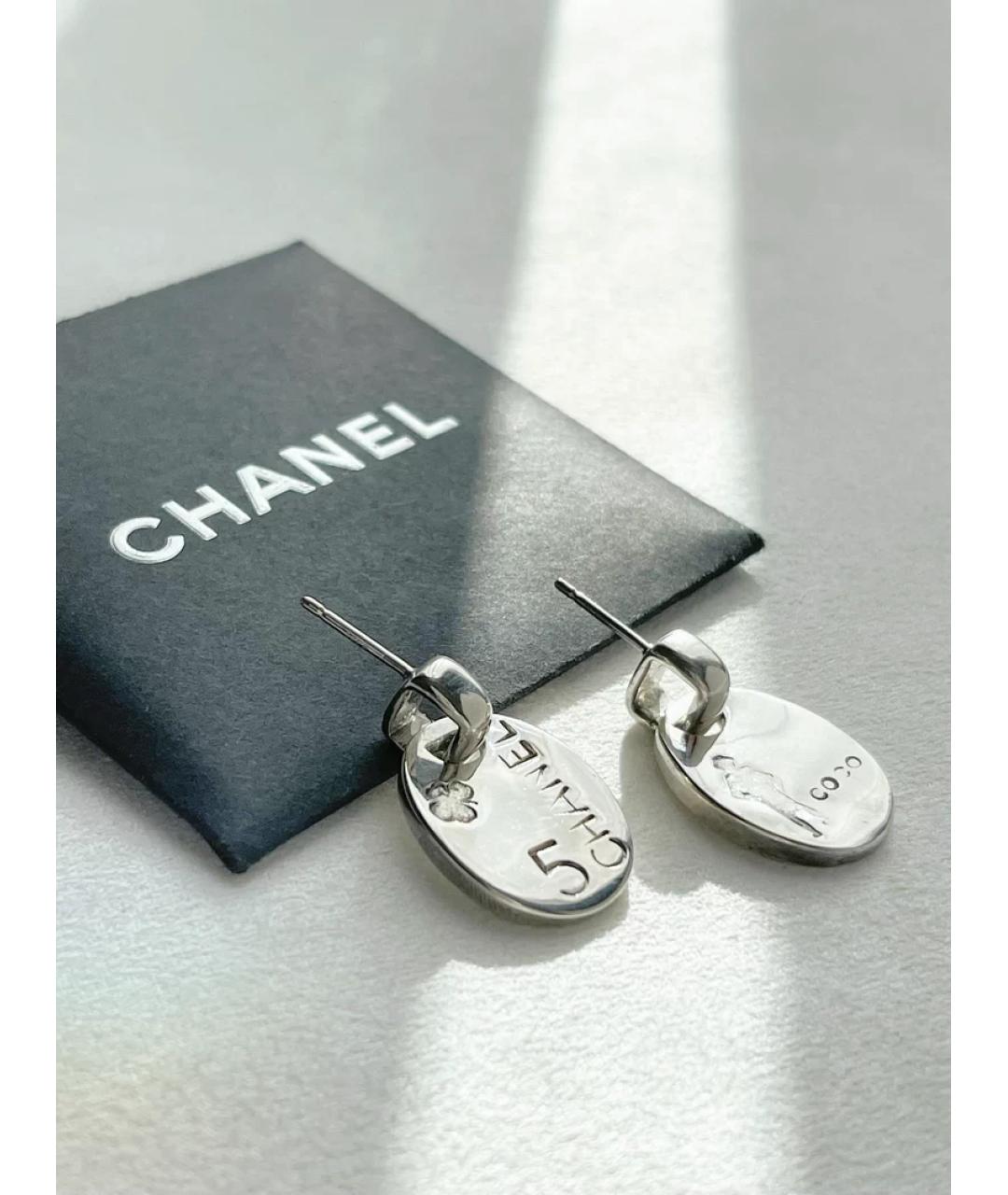 CHANEL Серебряные серебряные серьги, фото 3