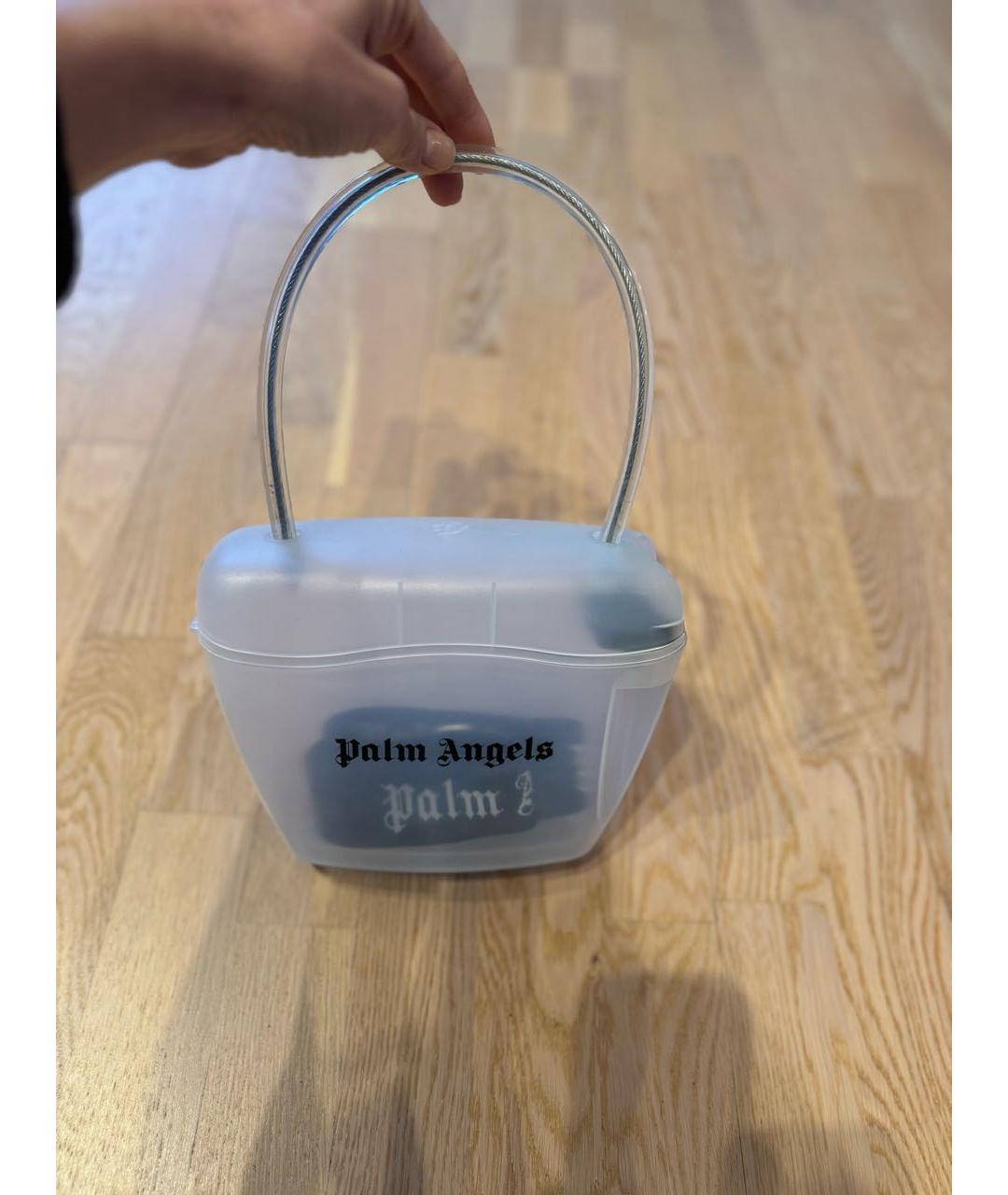 PALM ANGELS Белая сумка через плечо, фото 3