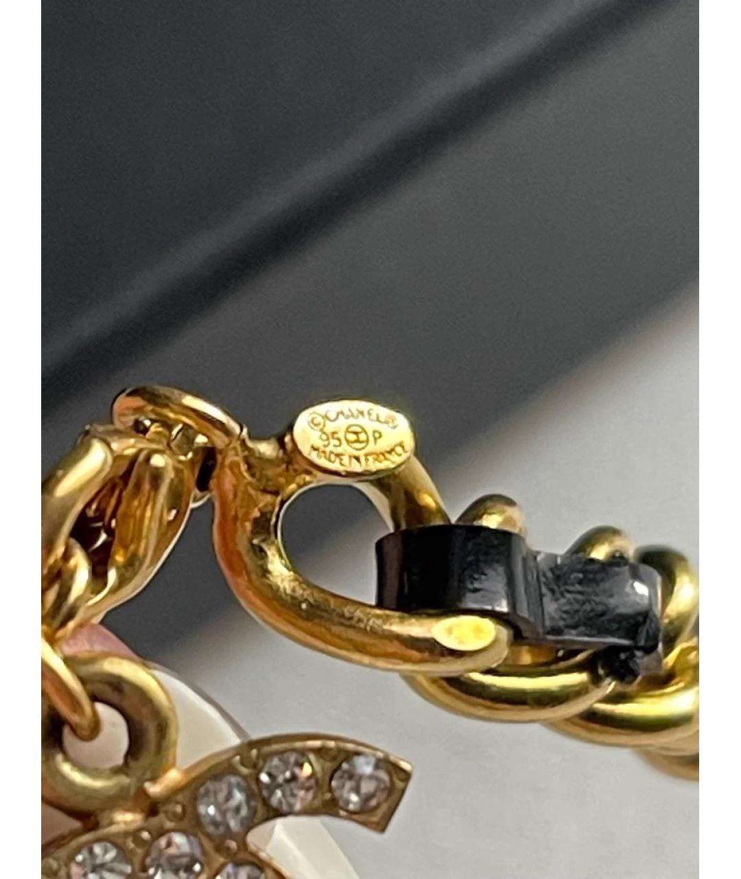 CHANEL Черный металлический браслет, фото 4