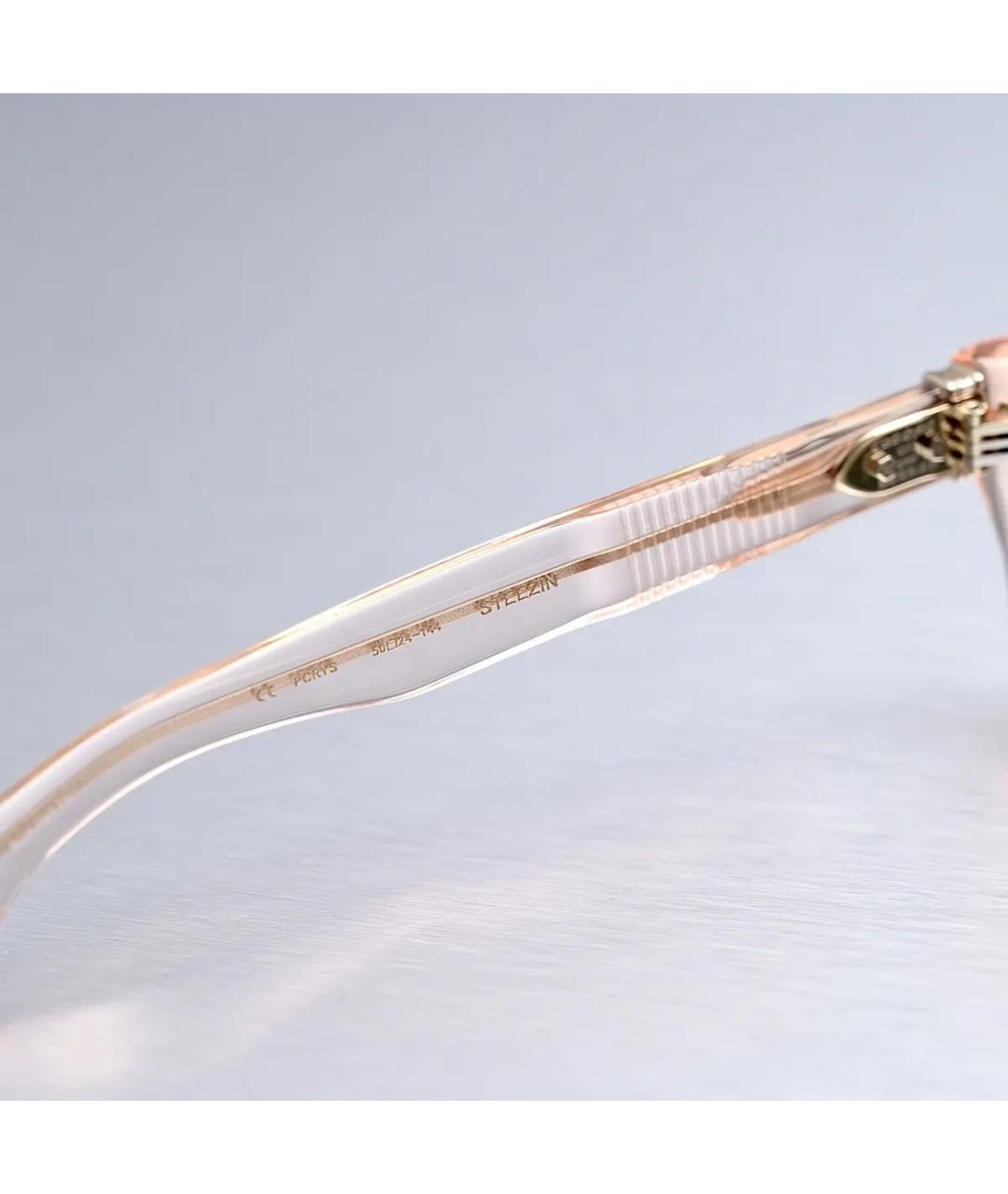 CHROME HEARTS Розовые пластиковые солнцезащитные очки, фото 4