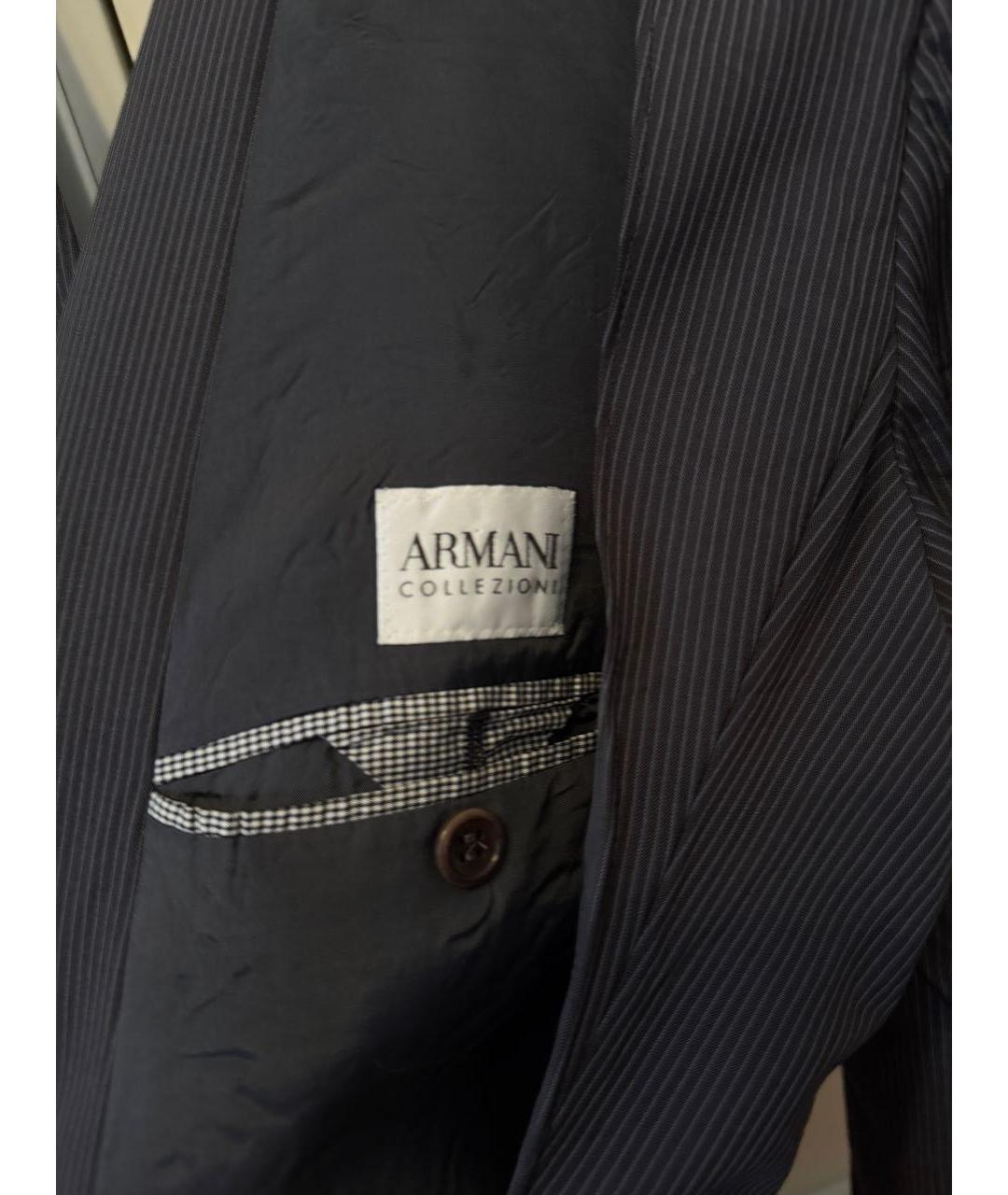 ARMANI COLLEZIONI Черный шерстяной жакет/пиджак, фото 3