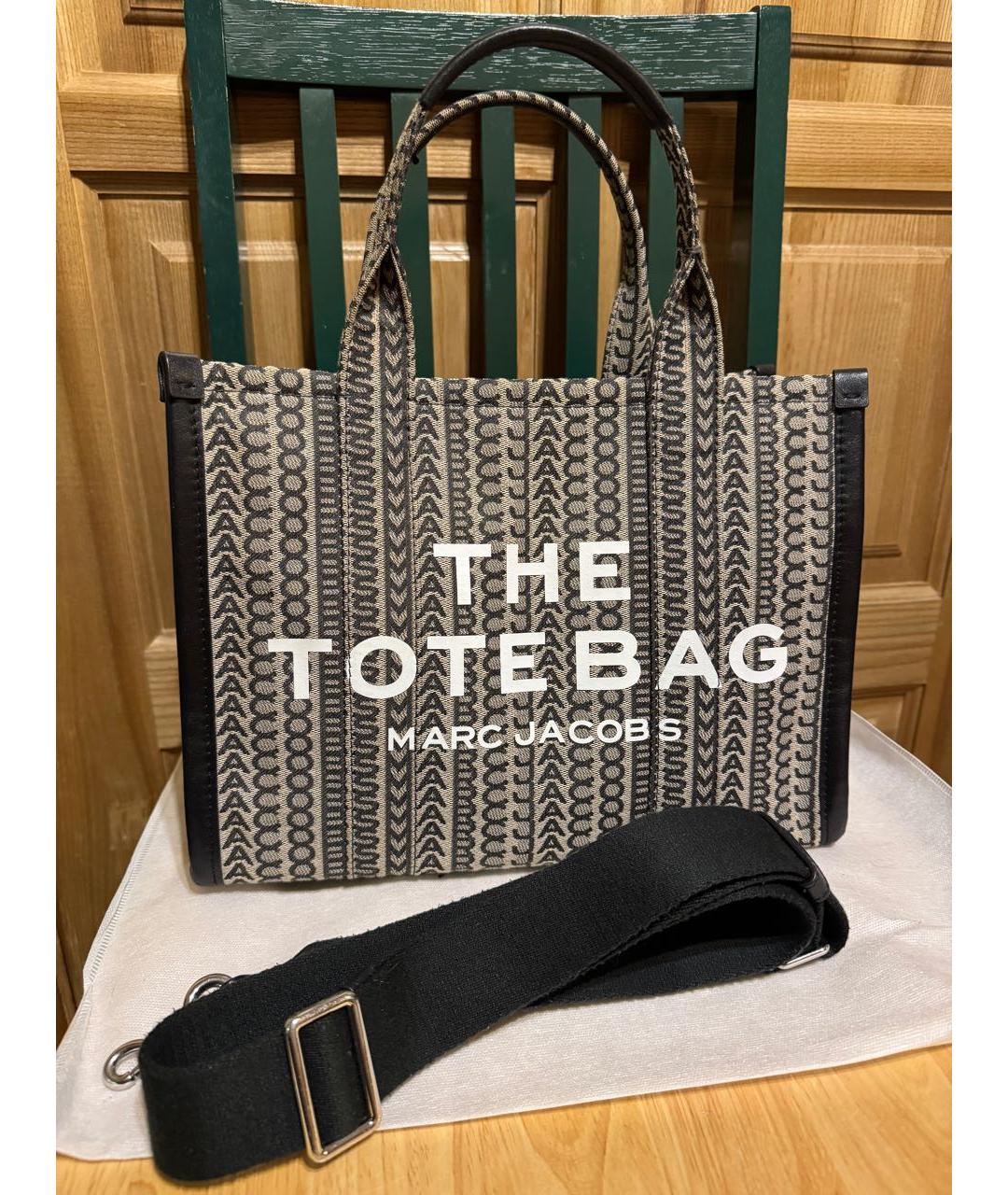 MARC JACOBS Серая сумка тоут, фото 2