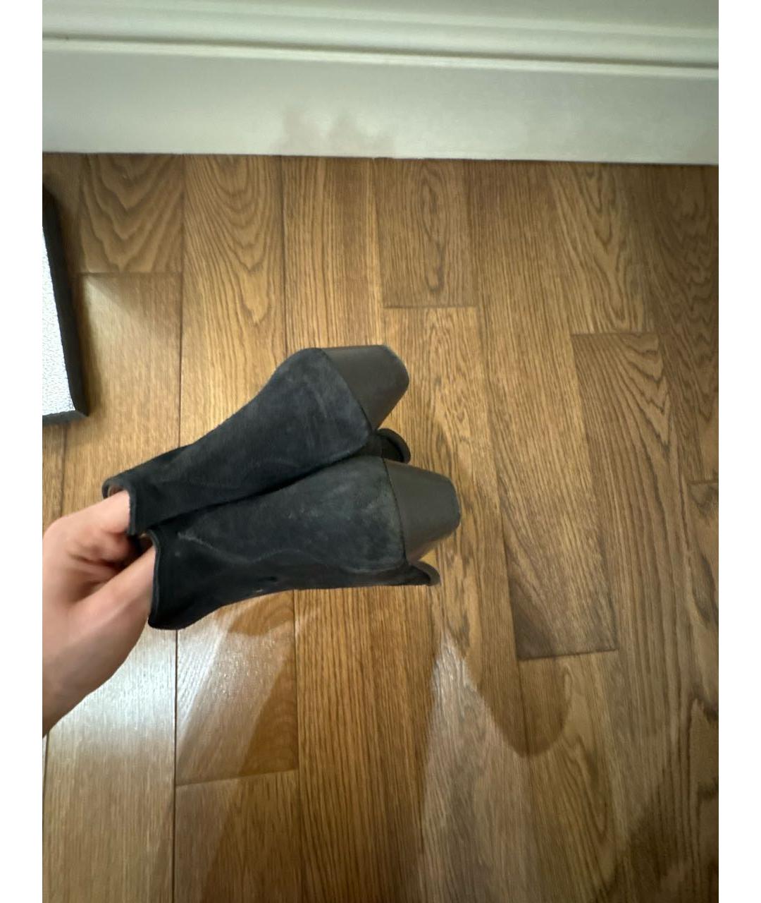 ISABEL MARANT Черные замшевые ботильоны, фото 4