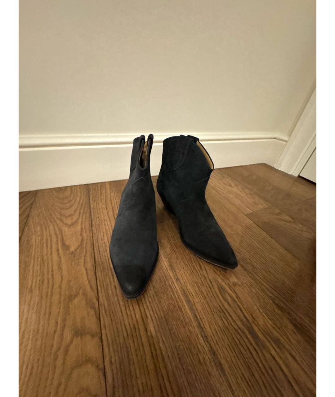 ISABEL MARANT Черные замшевые ботильоны, фото 2