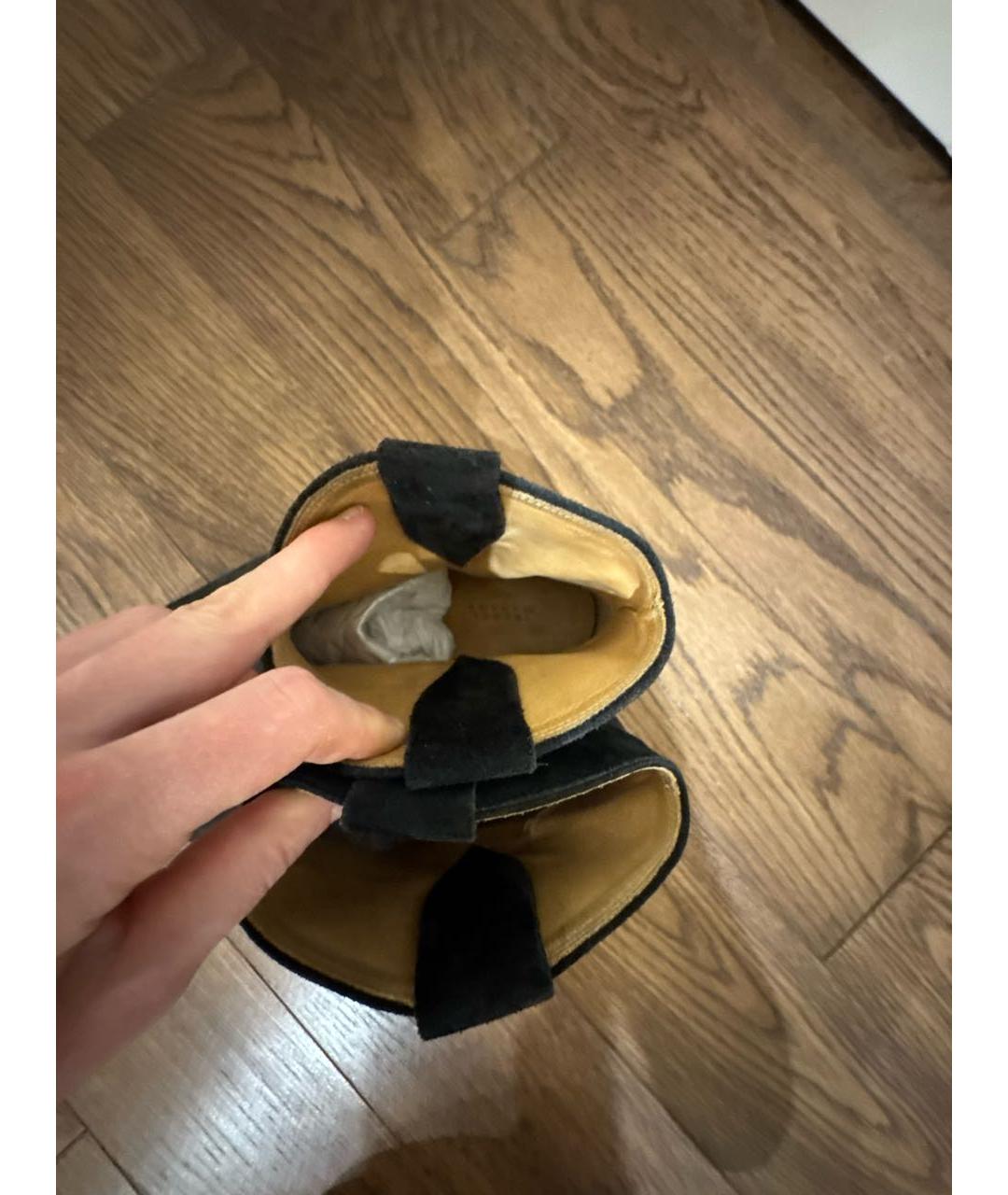 ISABEL MARANT Черные замшевые ботильоны, фото 3