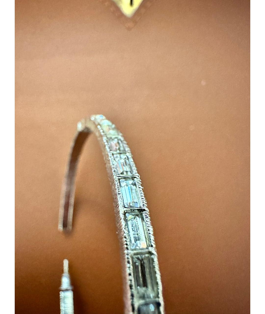 CHANEL Серебряные металлические серьги, фото 3