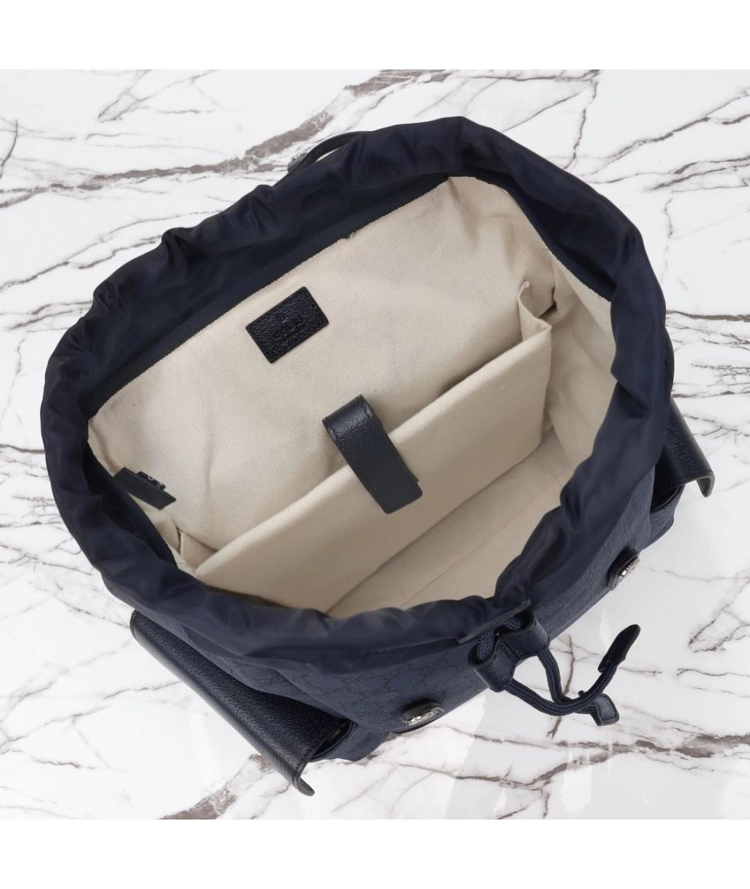 GUCCI Темно-синий рюкзак, фото 4