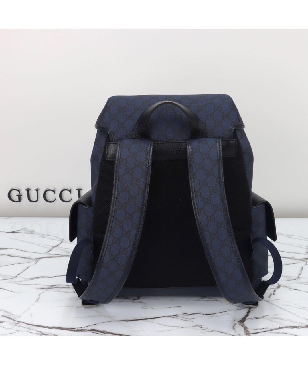 GUCCI Темно-синий рюкзак, фото 3