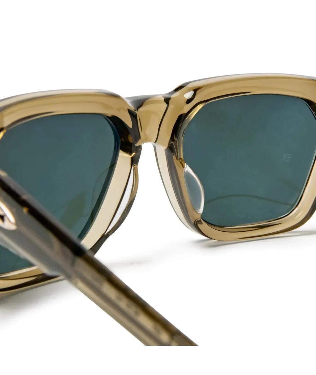 CHROME HEARTS Хаки пластиковые солнцезащитные очки, фото 4