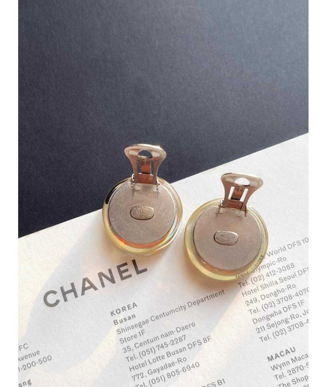 CHANEL Мульти пластиковые серьги, фото 2