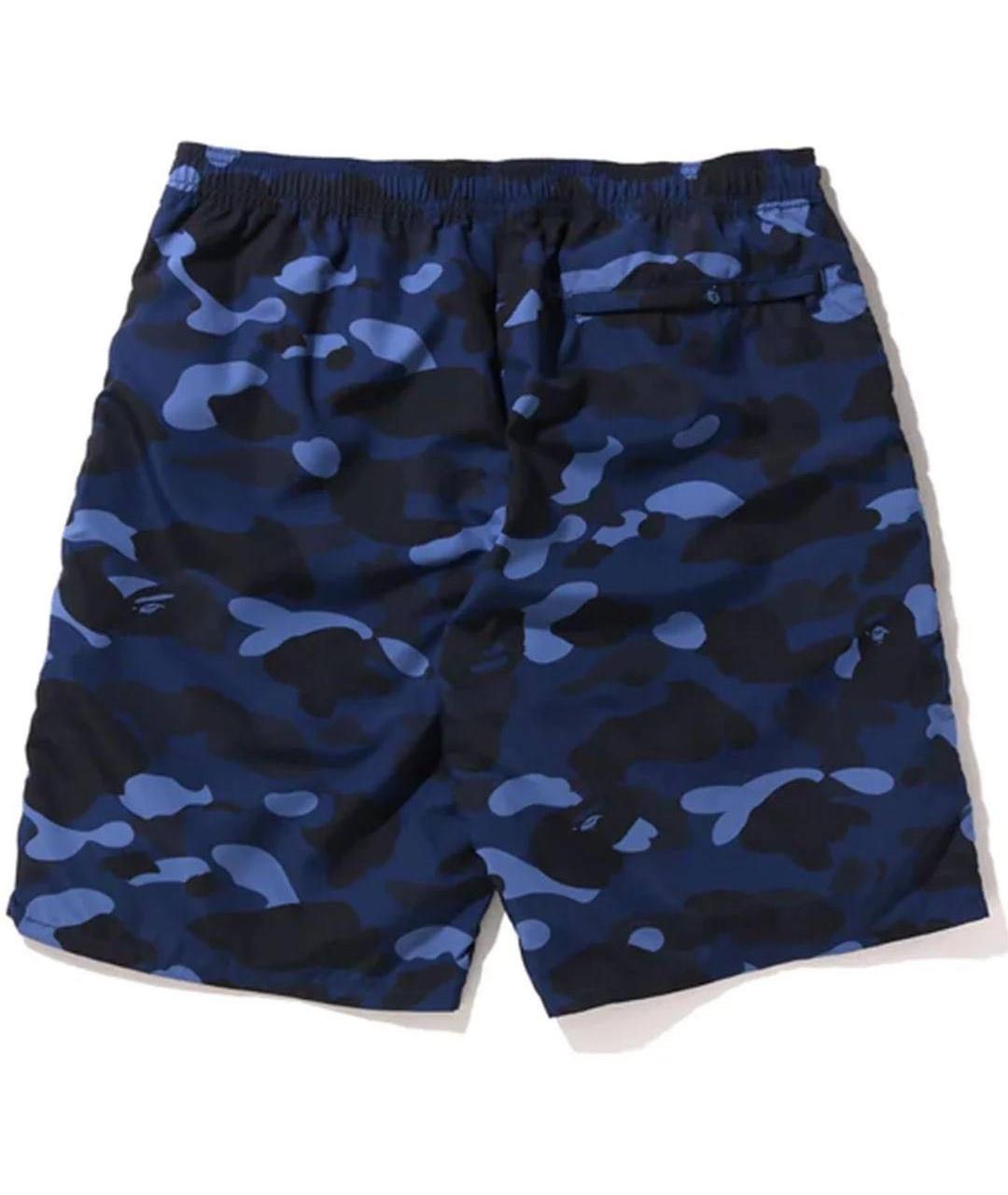 BAPE Синие хлопковые шорты, фото 2