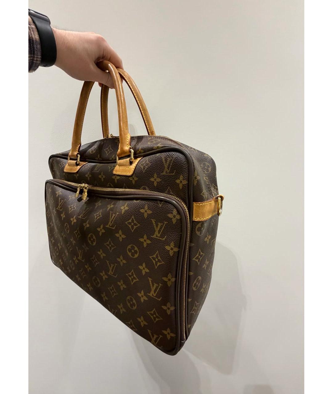 LOUIS VUITTON Коричневая сумка на плечо из искусственной кожи, фото 8