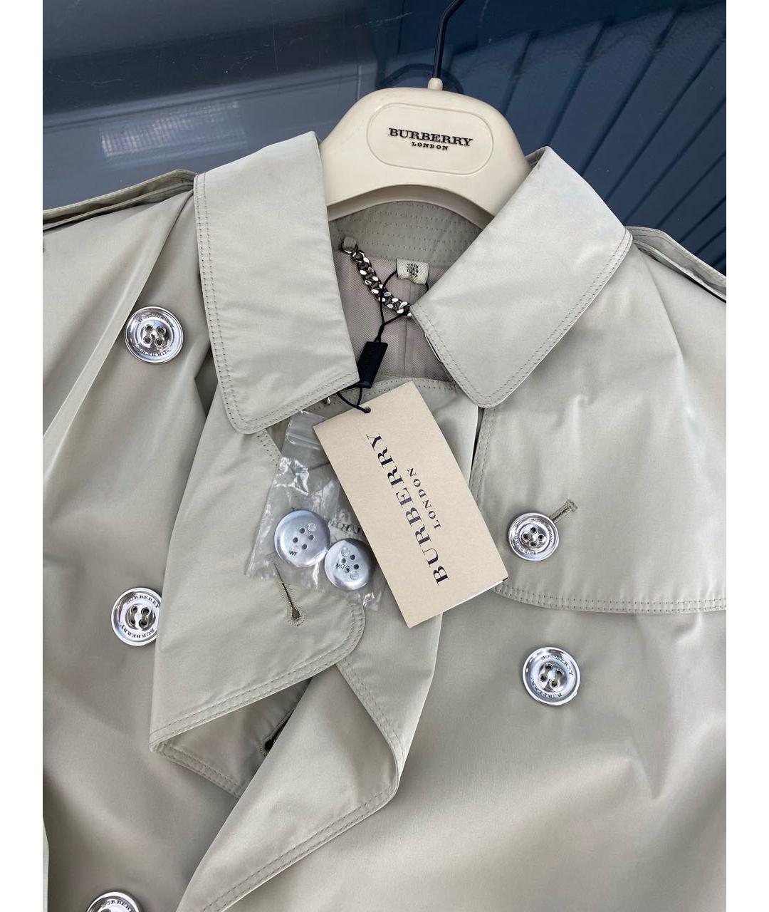 BURBERRY Бежевый тренч/плащ, фото 3