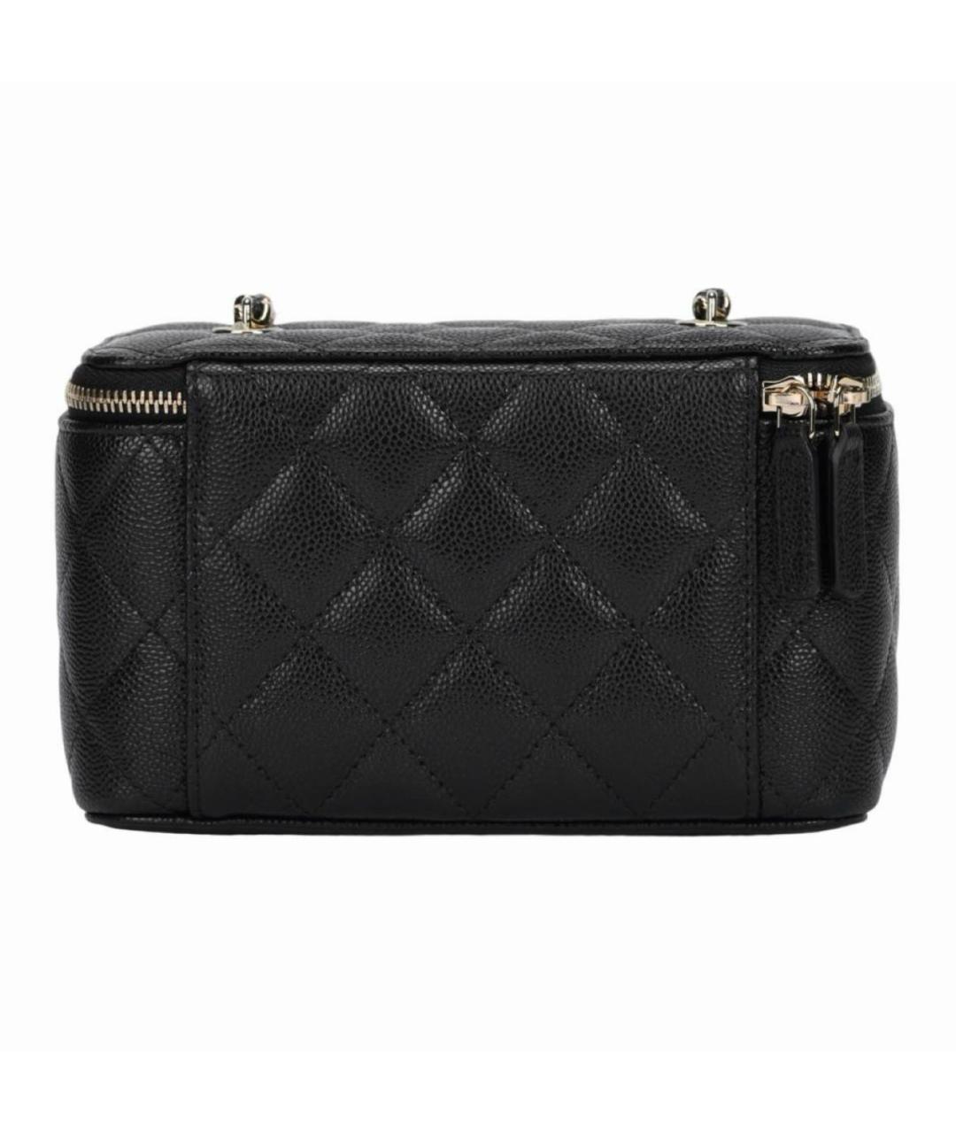 CHANEL Черная кожаная сумка через плечо, фото 3