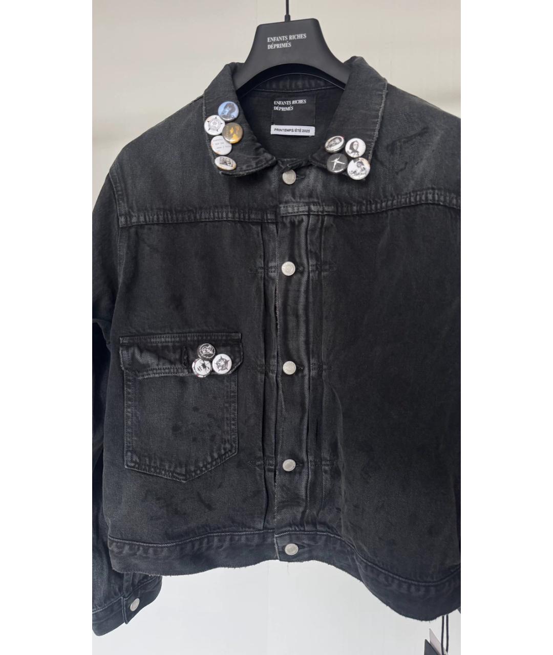 Enfants Riches Déprimés Черная деним куртка, фото 2