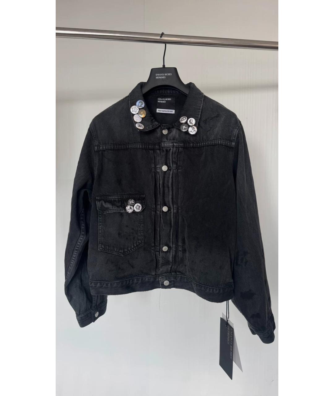 Enfants Riches Déprimés Черная деним куртка, фото 4