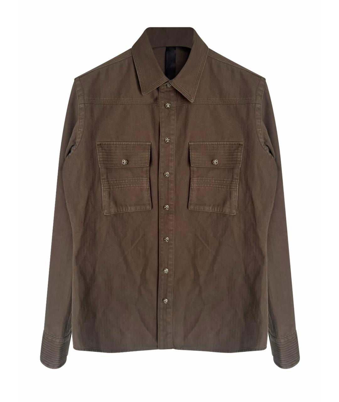 CHROME HEARTS Зеленая кэжуал рубашка, фото 1