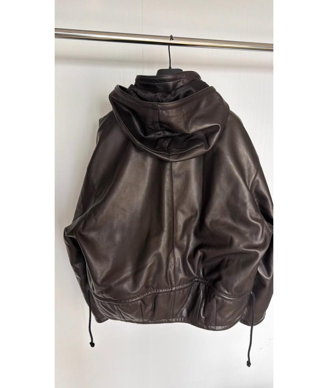 Enfants Riches Déprimés Черная кожаная куртка, фото 4