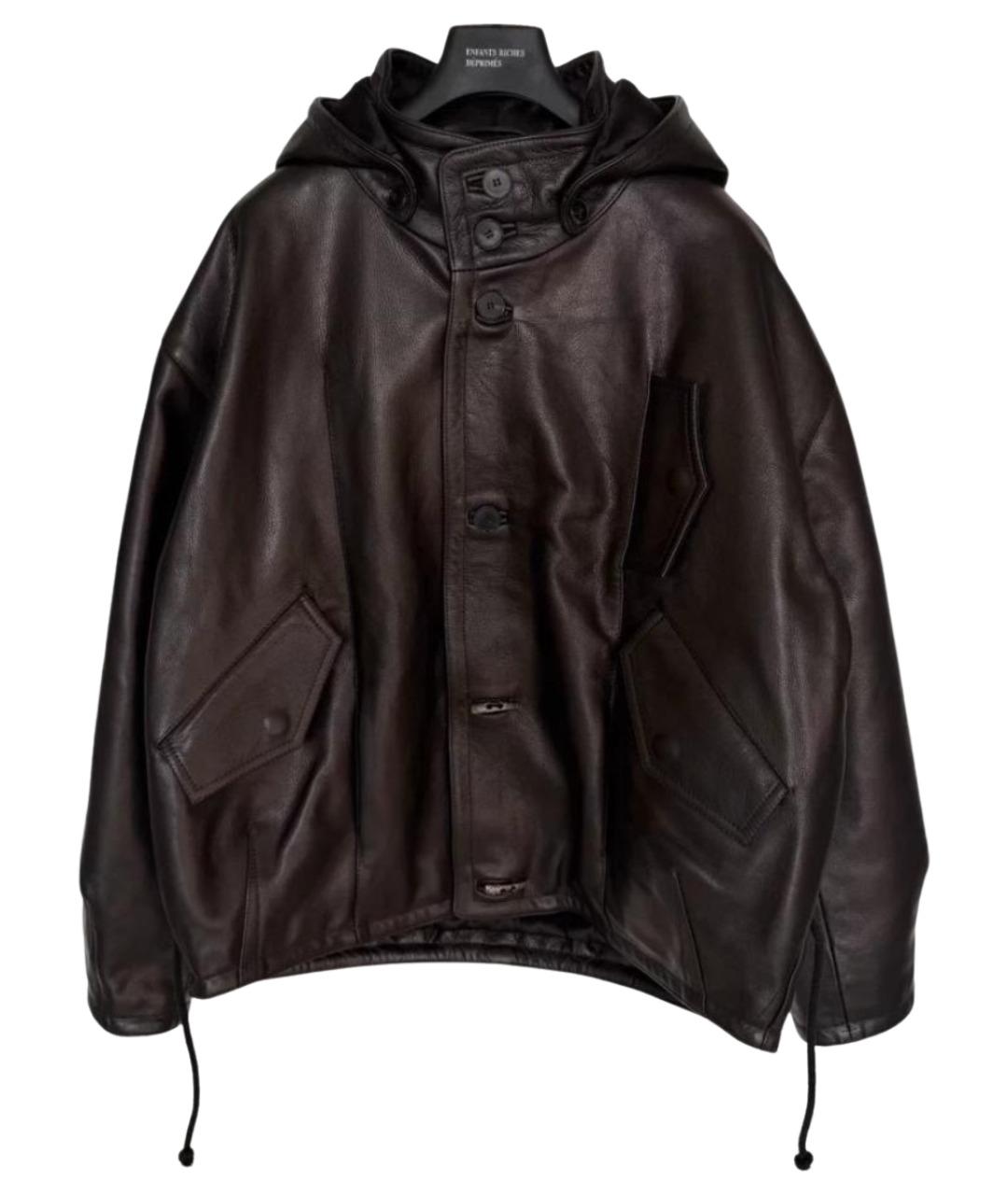 Enfants Riches Déprimés Черная кожаная куртка, фото 1