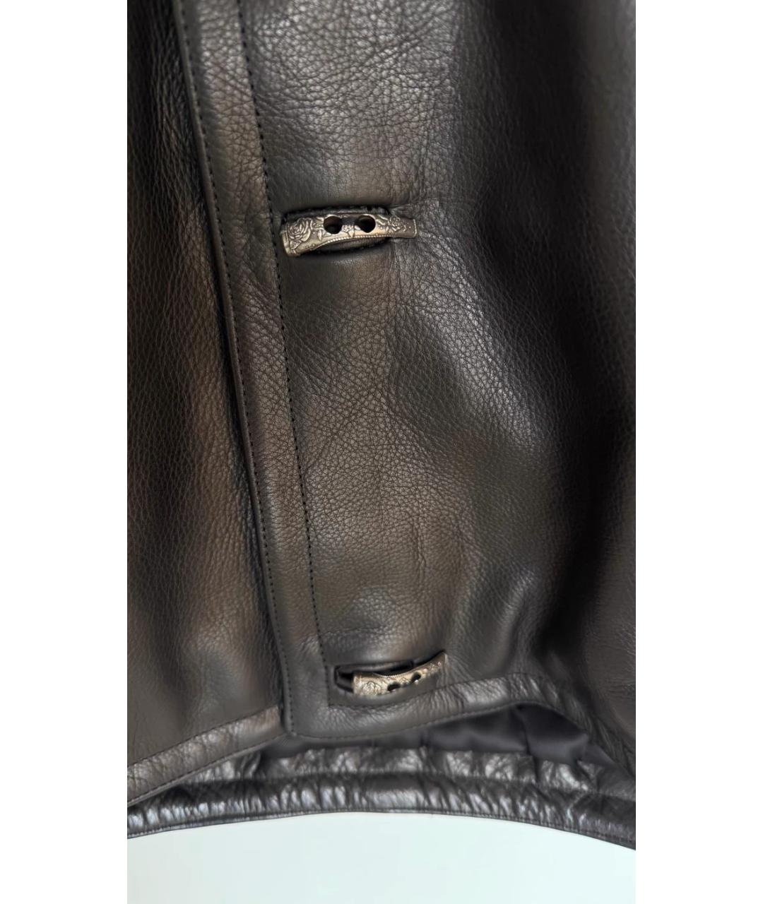 Enfants Riches Déprimés Черная кожаная куртка, фото 2