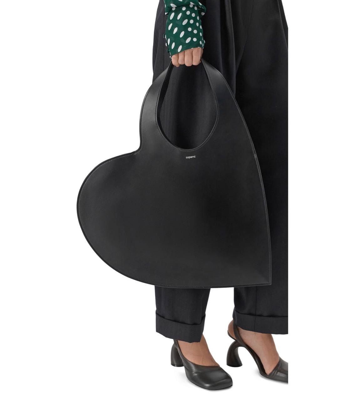 COPERNI Черная кожаная сумка тоут, фото 3