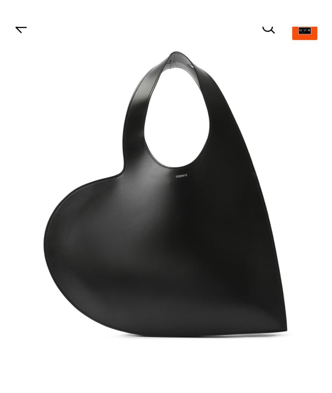COPERNI Черная кожаная сумка тоут, фото 5