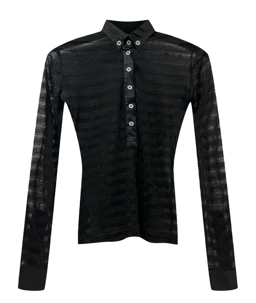 DOLCE&GABBANA Черная вискозная рубашка, фото 1