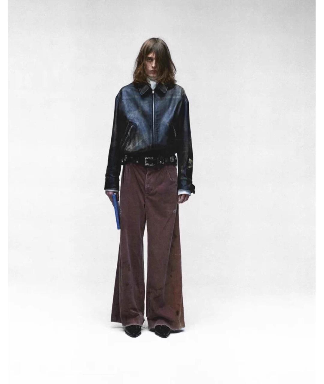 Enfants Riches Déprimés Черная кожаная куртка, фото 6