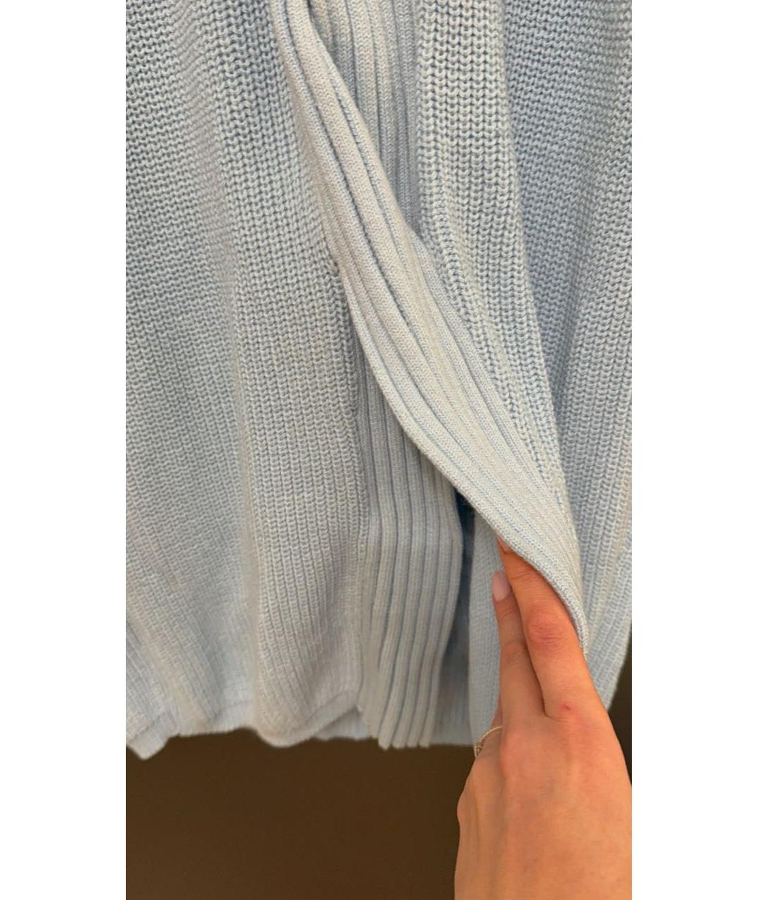 WOLFORD Голубой хлопковый джемпер / свитер, фото 8