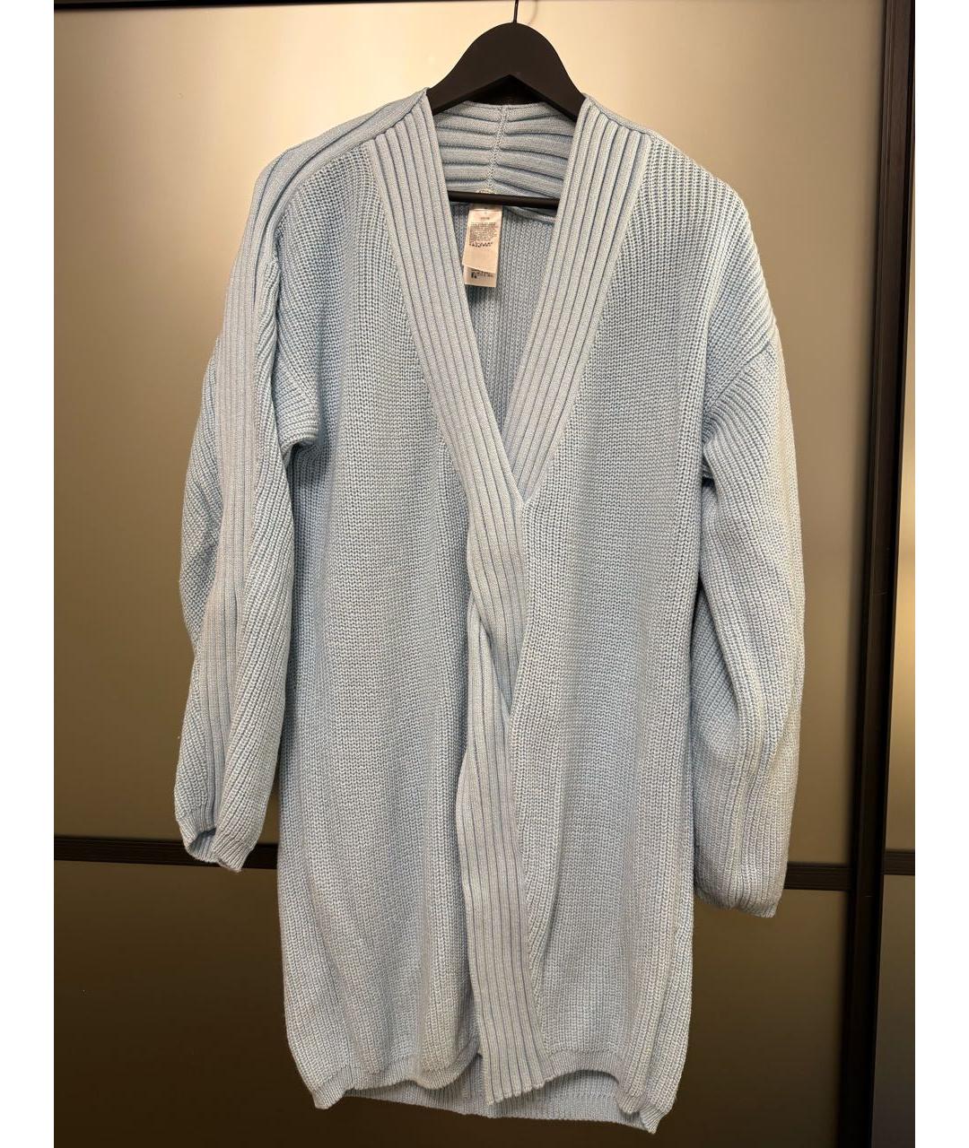 WOLFORD Голубой хлопковый джемпер / свитер, фото 9