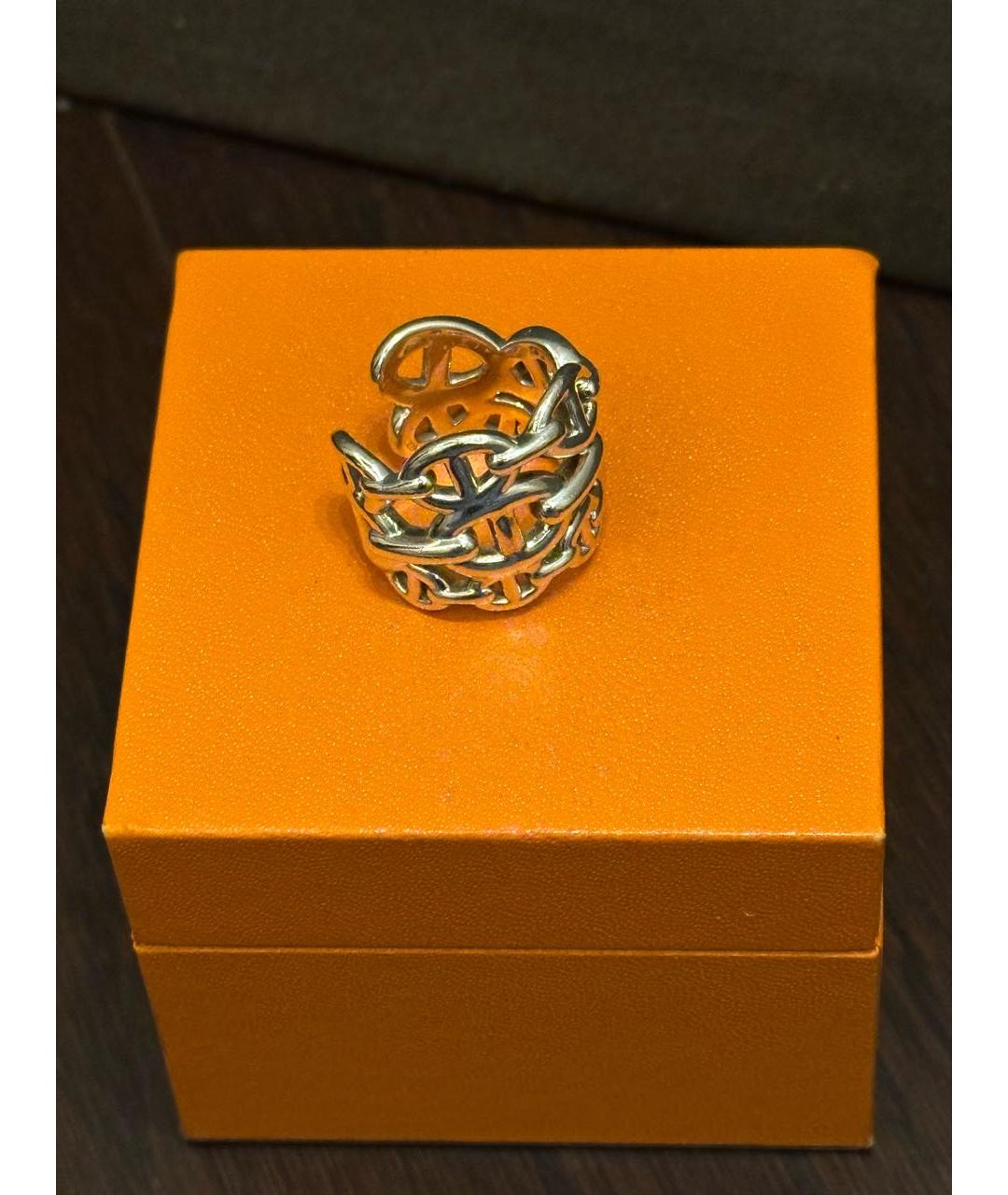 HERMES Серебряное серебряное кольцо, фото 4
