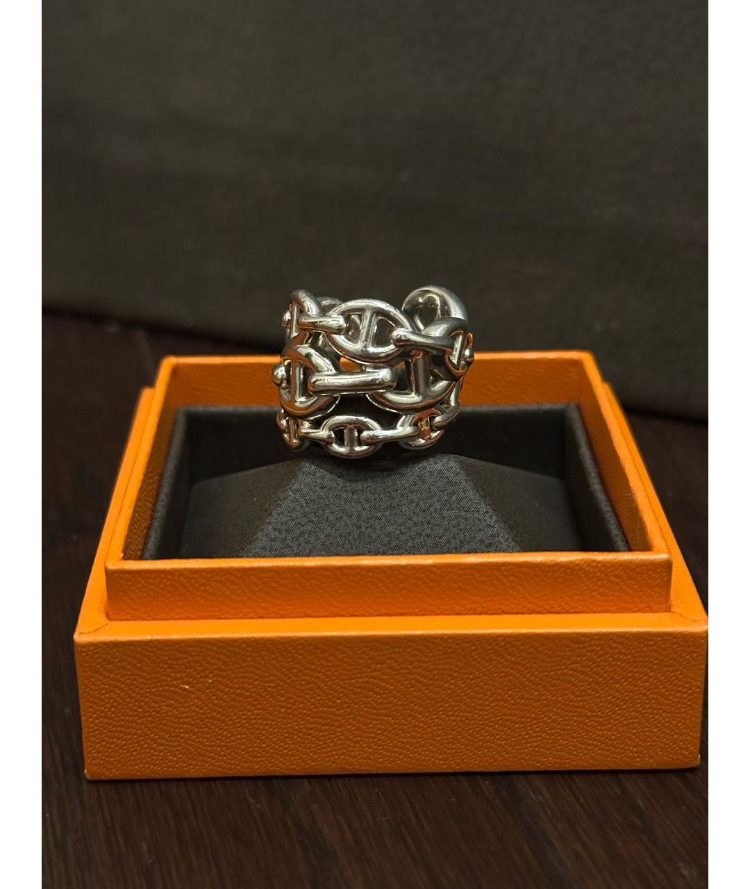 HERMES Серебряное серебряное кольцо, фото 3