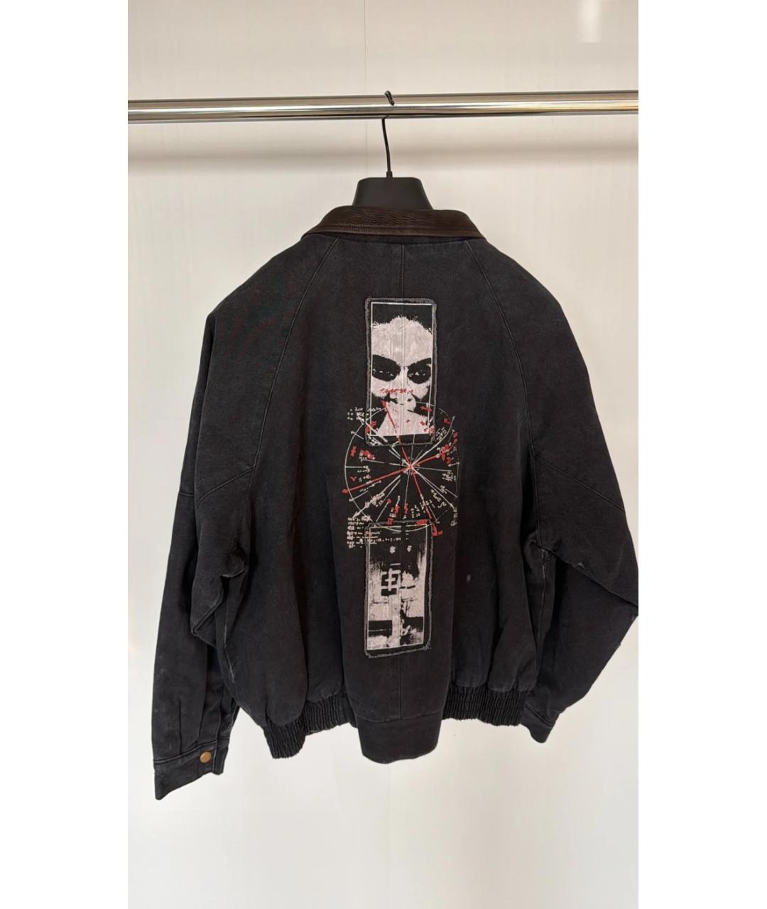 Enfants Riches Déprimés Черная кожаная куртка, фото 2