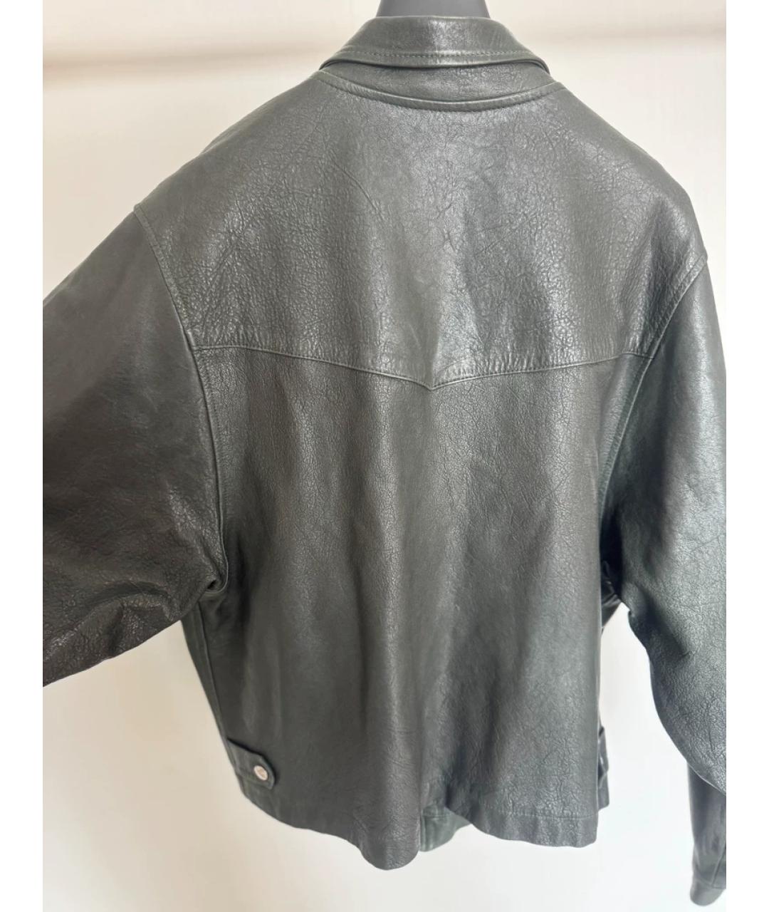 Enfants Riches Déprimés Зеленая кожаная куртка, фото 5