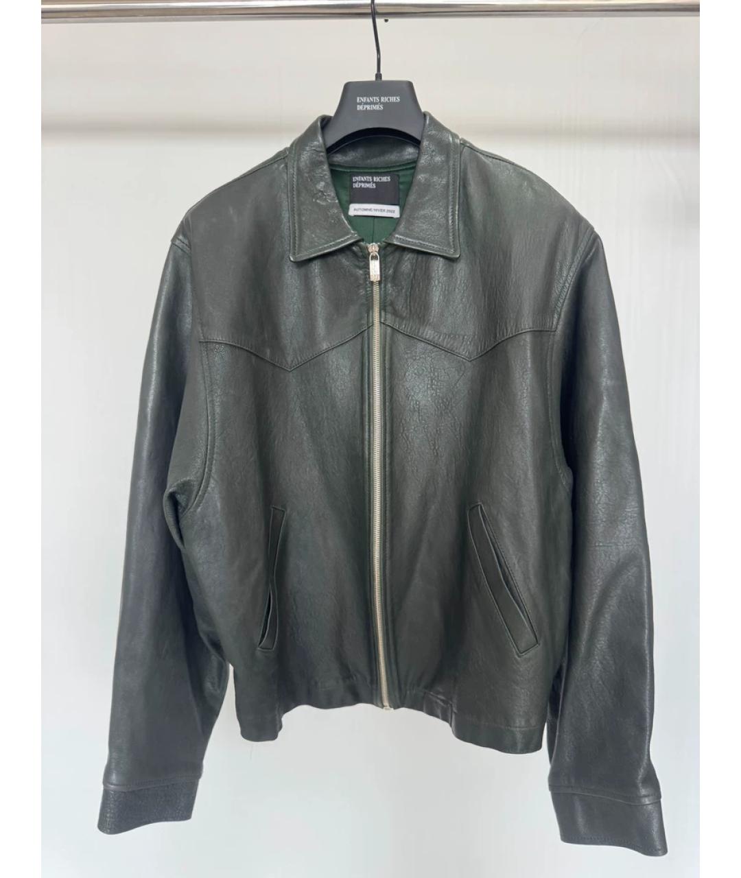 Enfants Riches Déprimés Зеленая кожаная куртка, фото 2