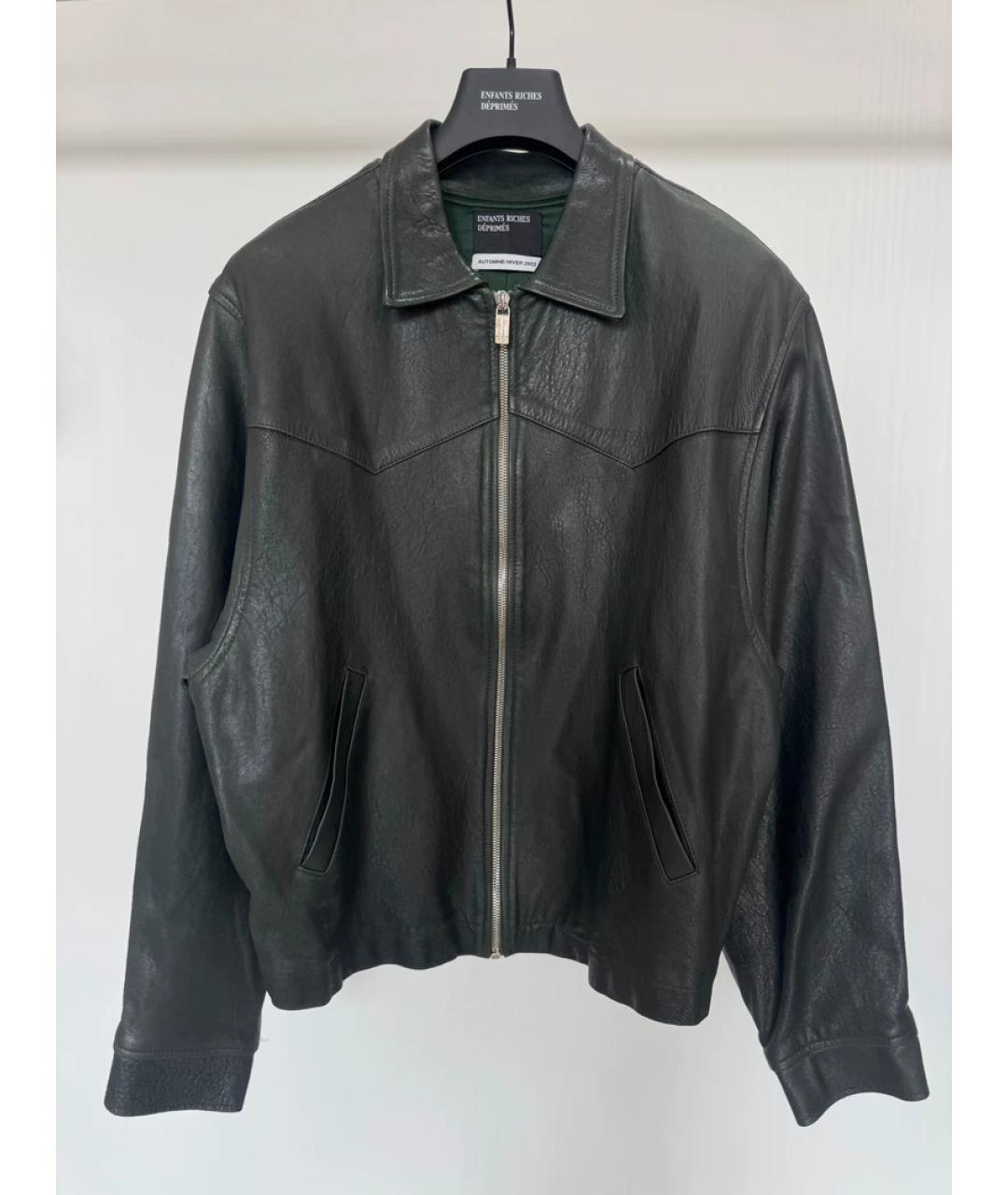 Enfants Riches Déprimés Зеленая кожаная куртка, фото 7
