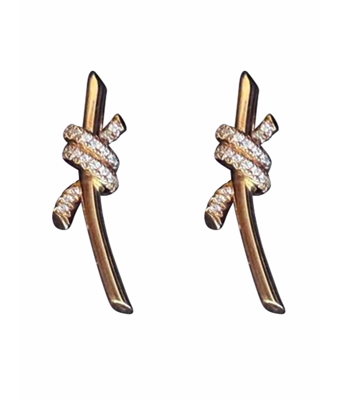 TIFFANY&CO Золотые серьги из розового золота, фото 1