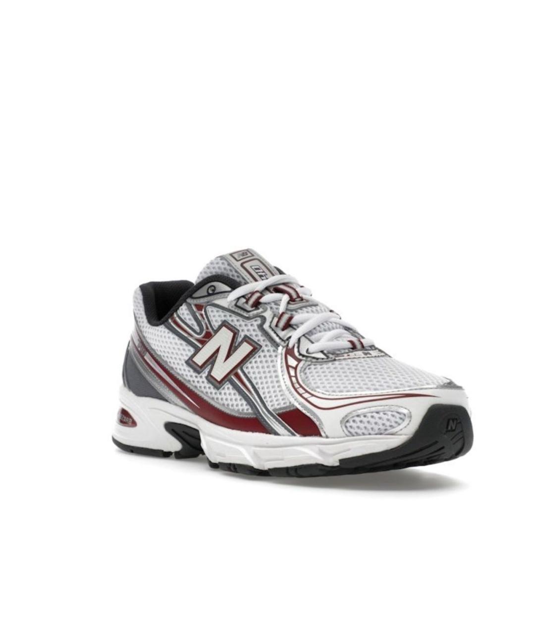 NEW BALANCE Серебряные синтетические низкие кроссовки / кеды, фото 2