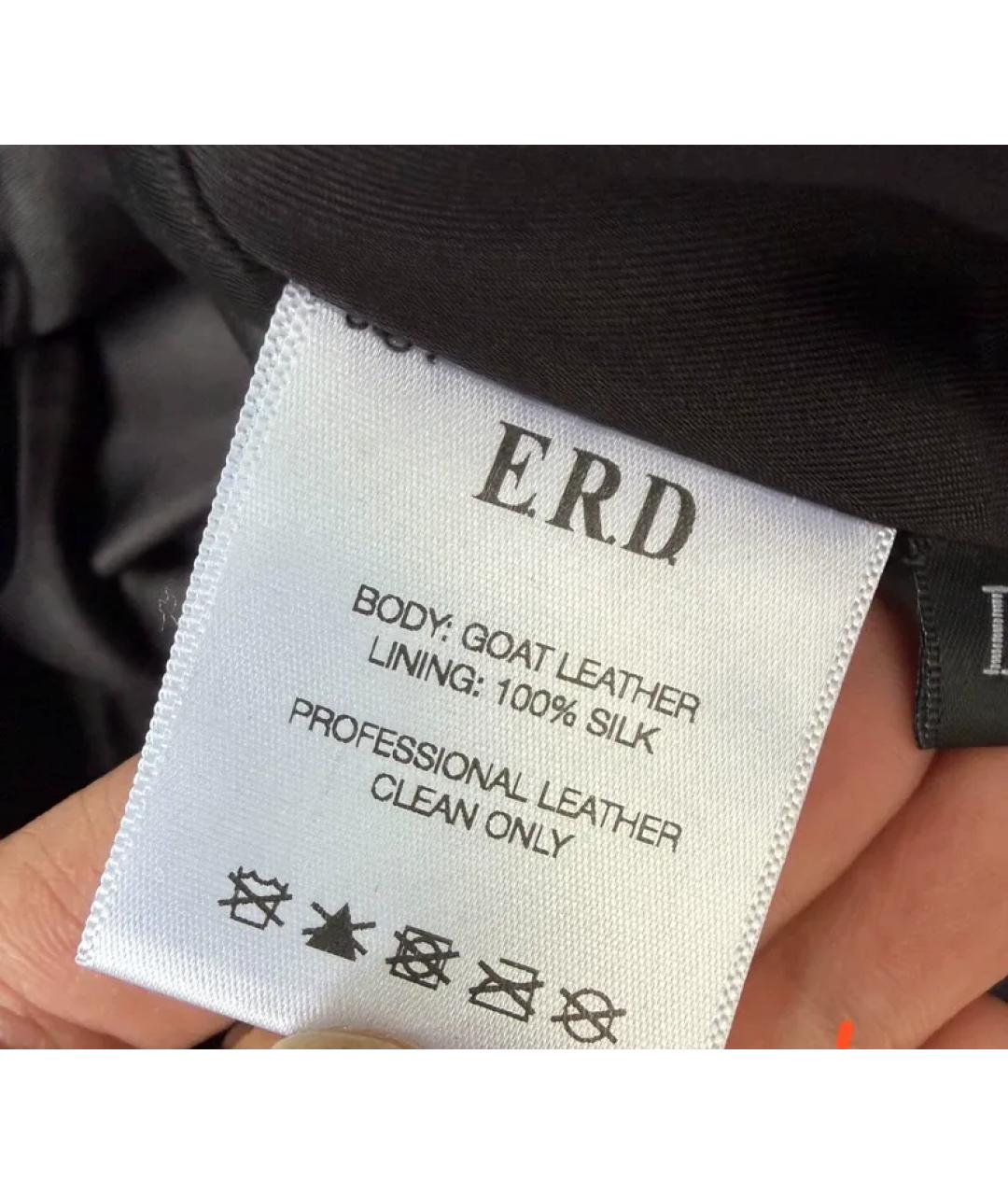 Enfants Riches Déprimés Черная кожаная куртка, фото 7