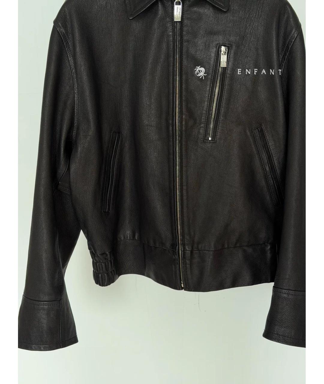 Enfants Riches Déprimés Черная кожаная куртка, фото 8