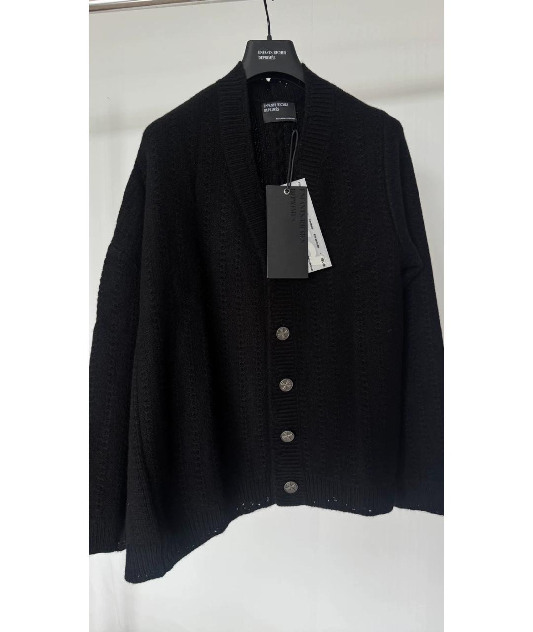 Enfants Riches Déprimés Черный шерстяной кардиган, фото 5