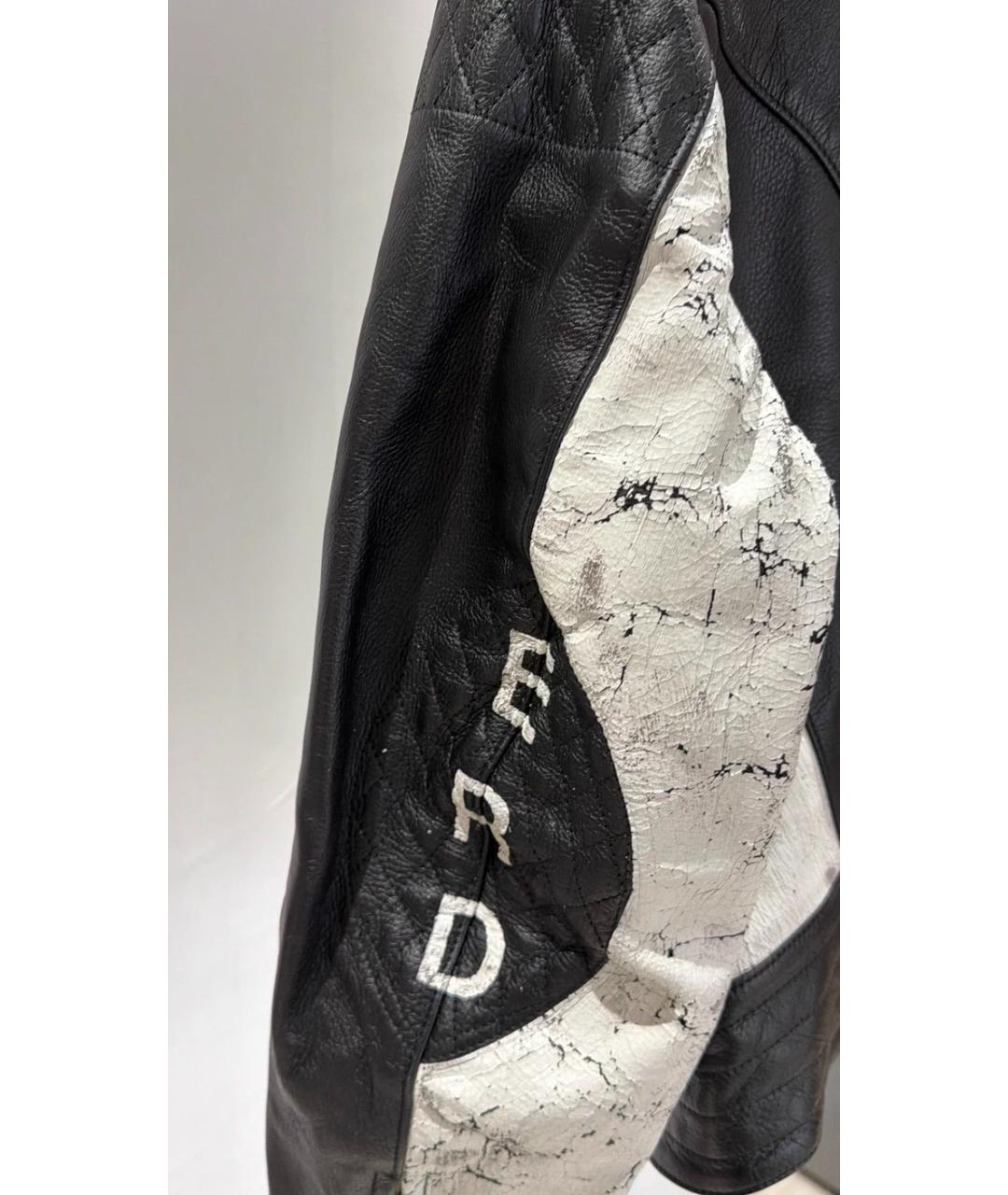 Enfants Riches Déprimés Черная кожаная куртка, фото 4
