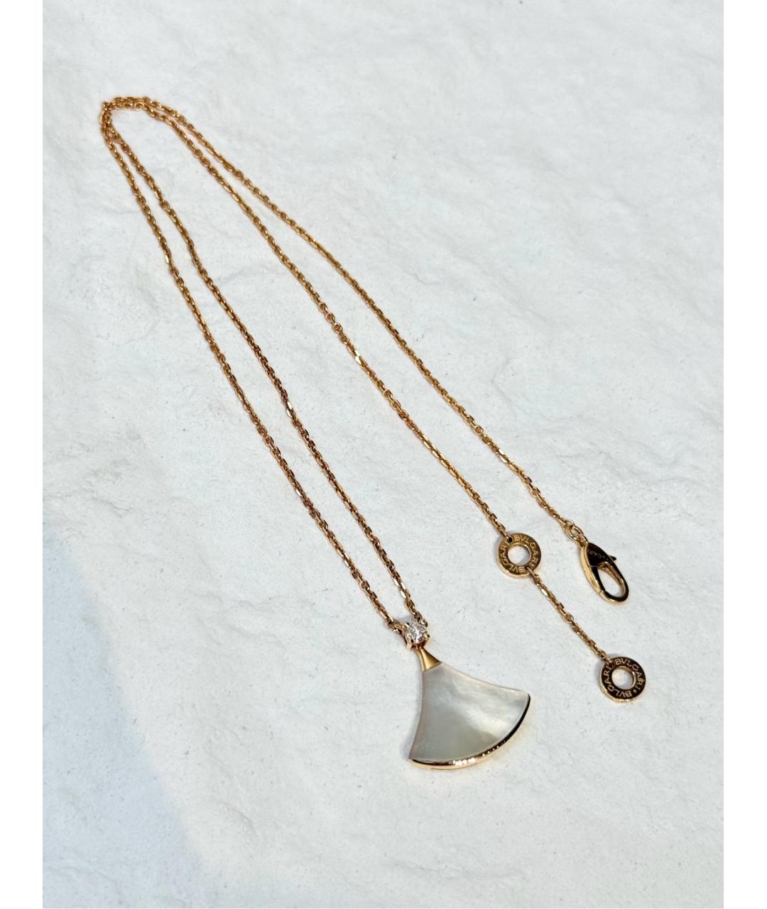 BVLGARI Золотое колье из розового золота, фото 2